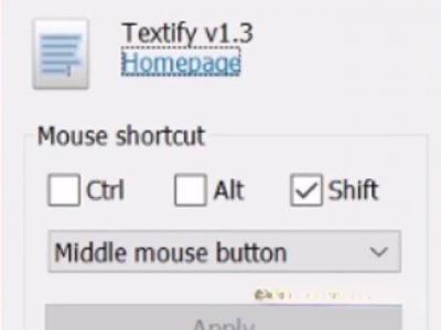 Textify Windows Завантажити Textify українською безкоштовно